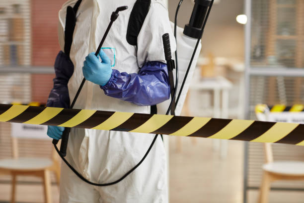 Professional Biohazard Cleanup technician working in Ookala, HI